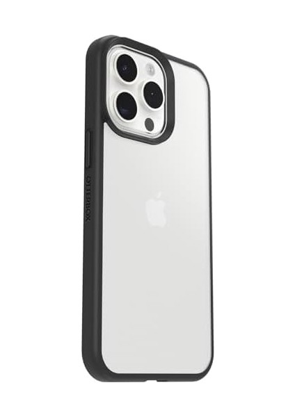 Apple iPhone 15 Pro Max Sleek Kılıf, Şeffaf/siyah modelleri