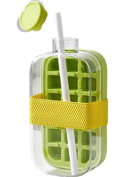 Açık Spor Pipet Presli Silikon Buz Karesi Kalıp (Yurt Dışından)