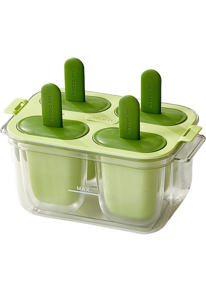 Ev Çift Gıda Sınıfı Dıy Dondurma Buz Kutusu Kalıp (Yurt Dışından)