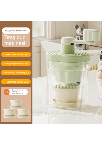 Yaz Mutfak Manuel Ev Küçük El Krank Buz Makinesi (Yurt Dışından) indirimleri