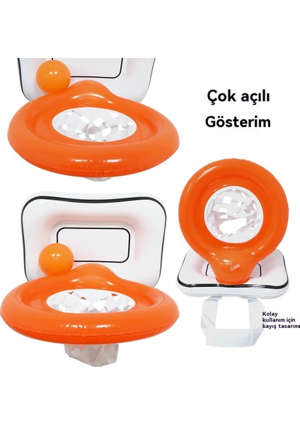 Yaratıcı Interaktif Şişme Basketbol Kutusu Atma Oyuncak (Yurt Dışından)