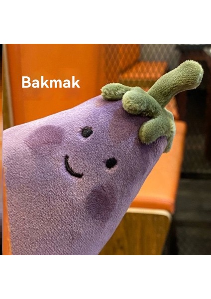 Mor Patlıcan Bebek Sevimli Patlıcan Toplam Yastık Küçük Peluş Oyuncak (Yurt Dışından)