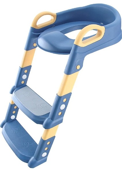 Cicibears Basamaklı Katlanabilir Çocuk Tuvaleti - Gri (Yurt Dışından)