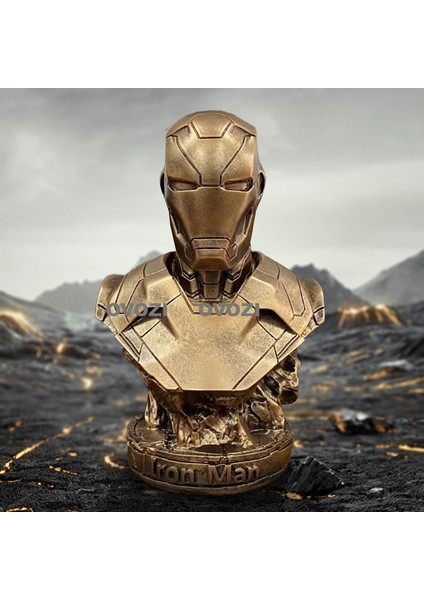 Avengers Iron Man Büstü El Modeli Süs Heykeli Hediye (Yurt Dışından)