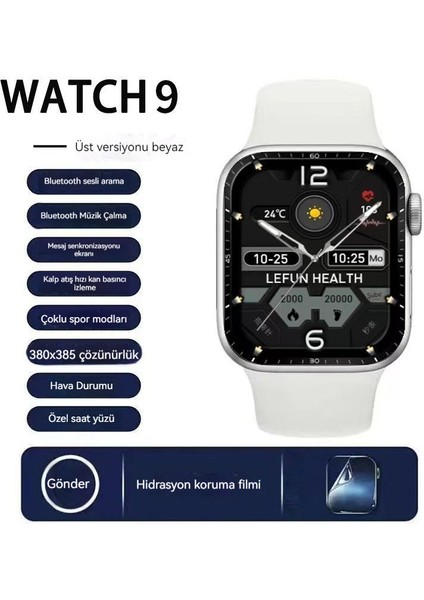 WATCH10 Çok Fonksiyonlu Bluetooth Arama Akıllı Saat Nfc Ödeme (Yurt Dışından)