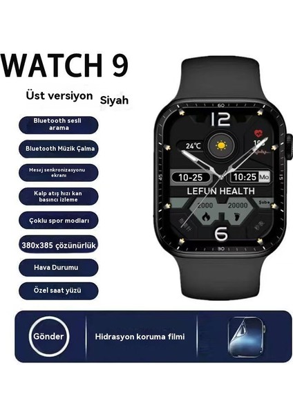 WATCH10 Çok Fonksiyonlu Bluetooth Arama Akıllı Saat Nfc Ödeme (Yurt Dışından)