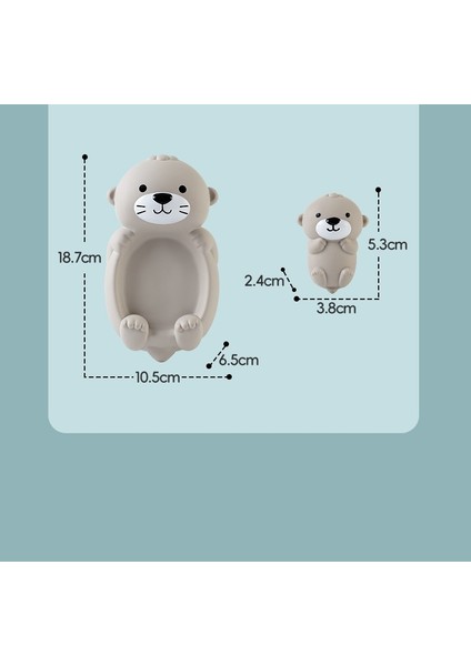 Çocuklar Banyo Banyo Yüzen Hayvan Su Samuru Banyo Oyuncak (Yurt Dışından)