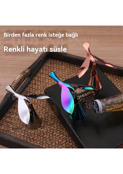Ev Mutfak Uçan Kuş Paslanmaz Çelik Denge Şişe Açacağı (Yurt Dışından)
