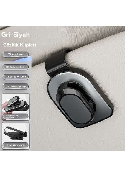 Araç Çok Fonksiyonlu Güneşlik Araba Gözlük Kelepçesi (Yurt Dışından)