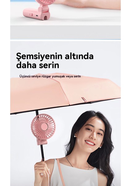 Asılı Şemsiye Fan Açık Taşınabilir Klips Fan (Yurt Dışından)