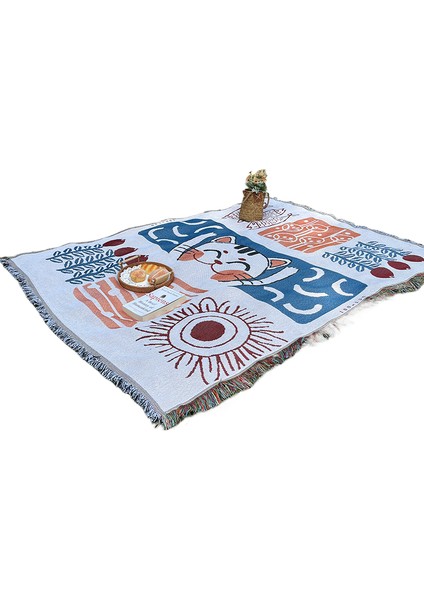 900X240CM Açık Katlanabilir Atmosfer Dekoratif Piknik Paspasları (Yurt Dışından)