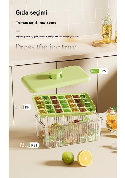 Ev Yaz 28 Kare Çift Katmanlı Presleme Kolay Kalıp Buz Kalıbı (Yurt Dışından) modelleri