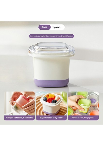 Mutfak Ekipmanları Gıda Sınıfı Preslenmiş Dondurulmuş Buz Küpü Kutusu (Yurt Dışından) modelleri