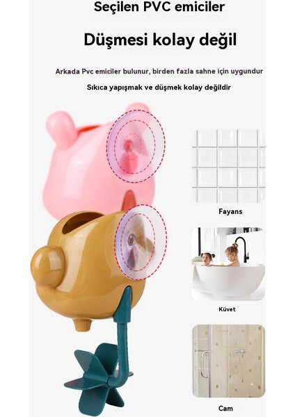 4 Bir Bebek Banyo Hayvan Şelale Duş Oyuncak (Yurt Dışından)