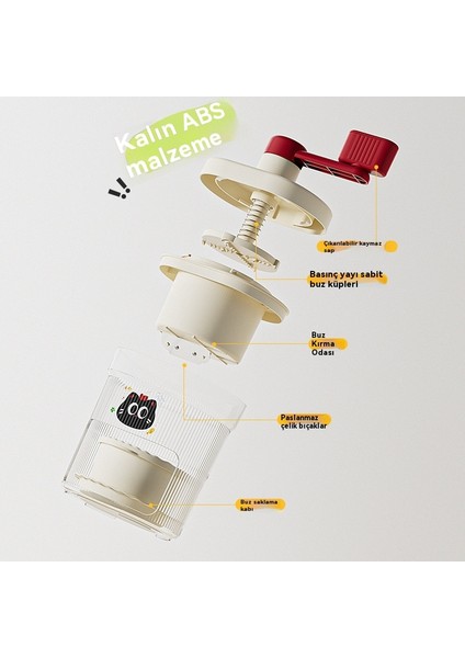 Ev Yapımı Küçük El Kranklı Kum Buz Makinesi Manuel Traş Buz Makinesi (Yurt Dışından) modelleri