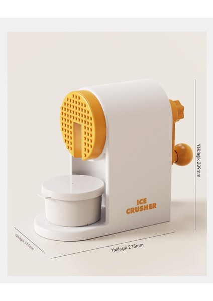 Yaz Ev Küçük El Krank Manuel Traş Buz Makinesi (Yurt Dışından) indirimleri