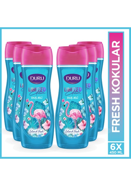 Limited Edition Island Fresh Duş Jeli 6X450 ml