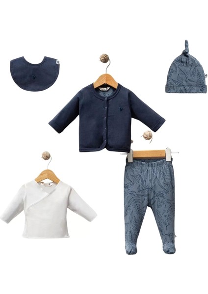 Little Frog 5 Parça Hastane Çıkışı Navy