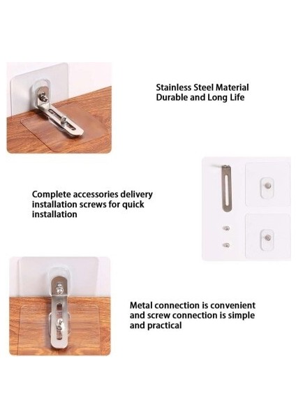 Kendinden Yapışkanlı Mobilya Sabitleme Aparatı indirimleri