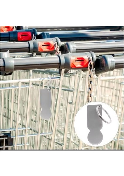 Pratik Alışveriş Arabası Anahtarlığı