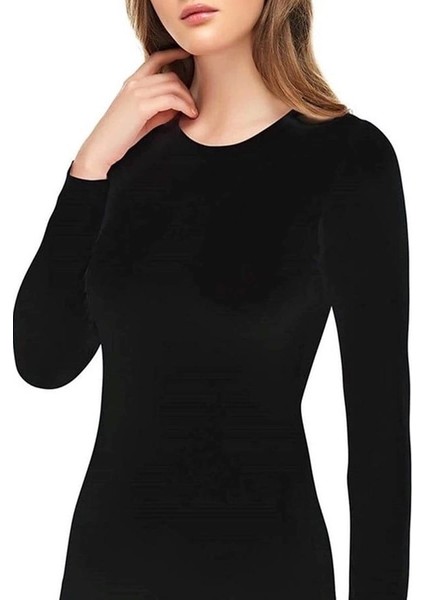 Kadın Modal Uzun Kollu Atlet 1074