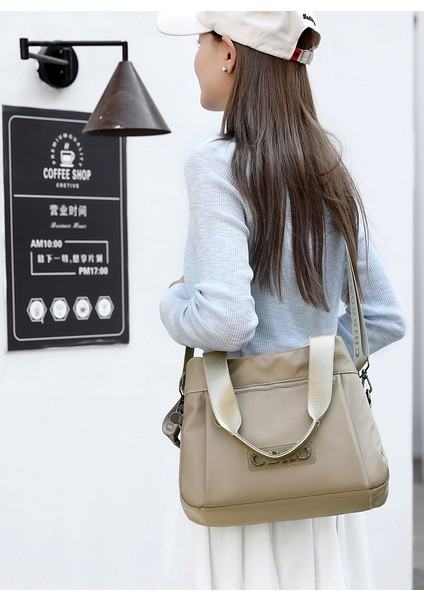 Vintage Tote Çanta Seyahat Çantası Naylon Omuz Çantası Kadınlar Için (Yurt Dışından)