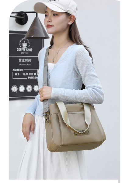 Vintage Tote Çanta Seyahat Çantası Naylon Omuz Çantası Kadınlar Için (Yurt Dışından)