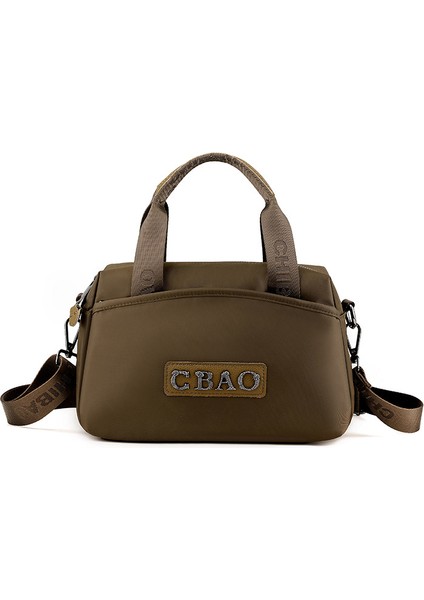 Şık ve Çok Yönlü Büyük Kapasiteli Su Geçirmez Omuz Çantası, Hafif ve Sade Iki Renkli Kadın Postacı Çantası (Yurt Dışından)