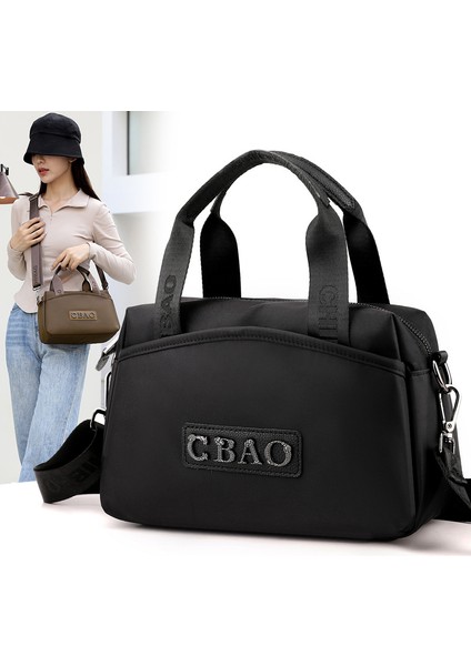 Şık ve Çok Yönlü Büyük Kapasiteli Su Geçirmez Omuz Çantası, Hafif ve Sade Iki Renkli Kadın Postacı Çantası (Yurt Dışından) fırsatları