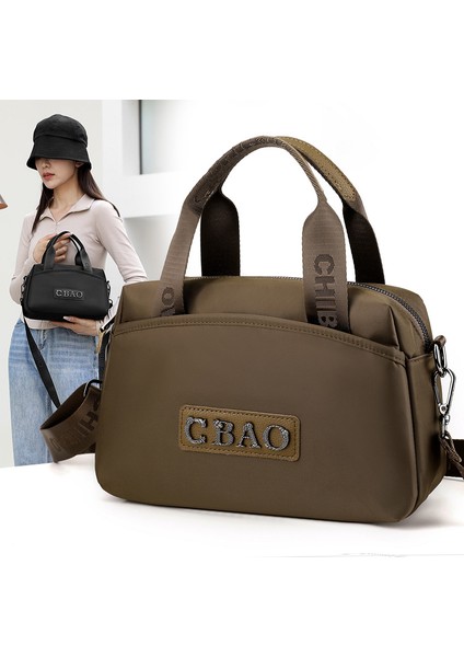 Şık ve Çok Yönlü Büyük Kapasiteli Su Geçirmez Omuz Çantası, Hafif ve Sade Iki Renkli Kadın Postacı Çantası (Yurt Dışından) indirimleri