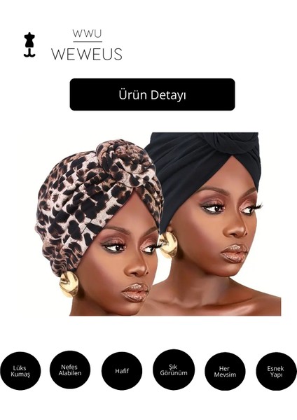 Leopar ve Siyah Premium Kadın Bone modelleri