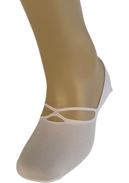 Beyaz Bayan Balerin Babet Çorap 173 fiyatları