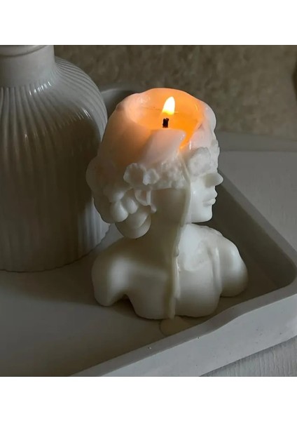 2'li Zarif Kızlar Dekoratif Doğal Soya Mum Seti fiyatları