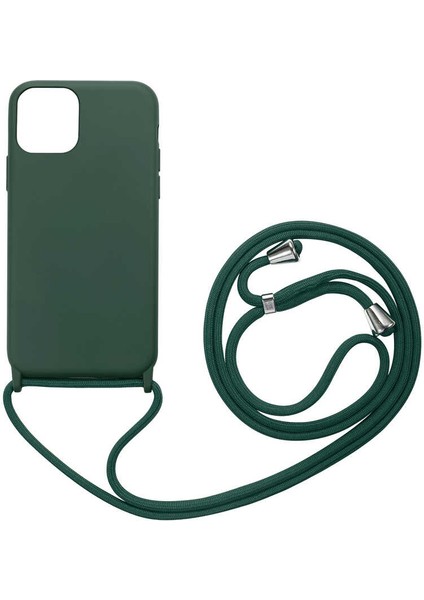 iPhone 12 Mini Kılıf F10T Ropi Kapak-Koyu Yeşil