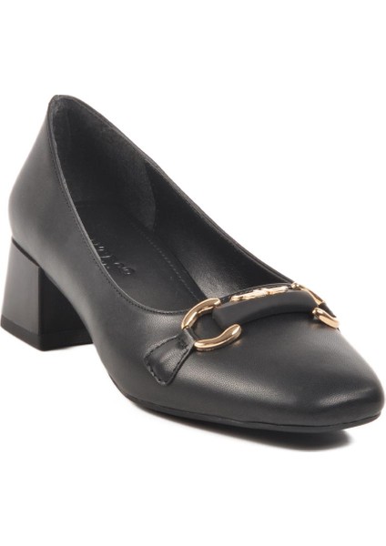 8671032 Z Siyah Kadın Günlük Topuklu Ayakkabı
