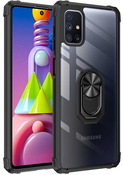 Galaxy M51 Kılıf F10T Mola Kapak-Siyah