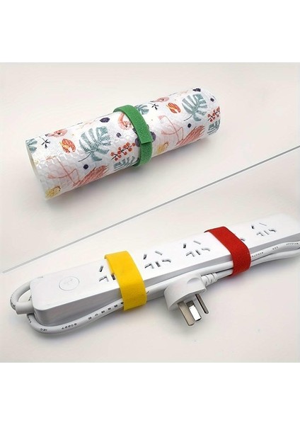 5 Metre x 1 cm Kablo Tutucu Düzenleyici Toparlayıcı Cırt Cırt Sabitleyici Organizer