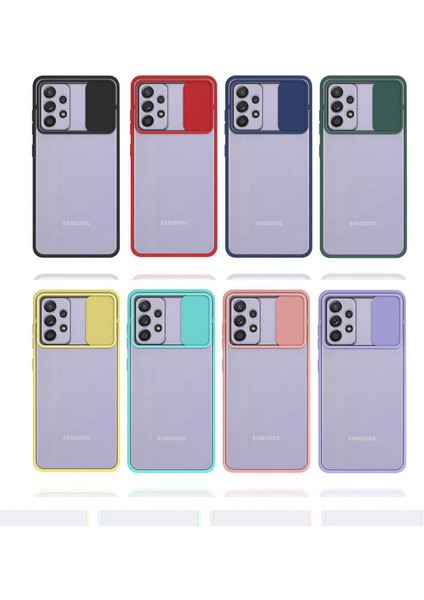 Galaxy A52 Kılıf F10T Lensi Kapak-Lacivert