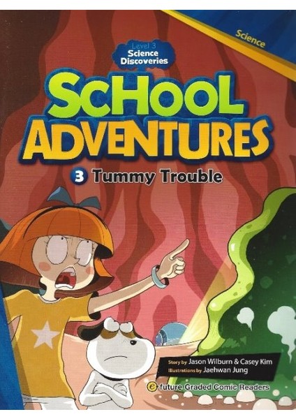 Tummy Trouble + Cd (School Adventures 3)-Jaehwan Jung