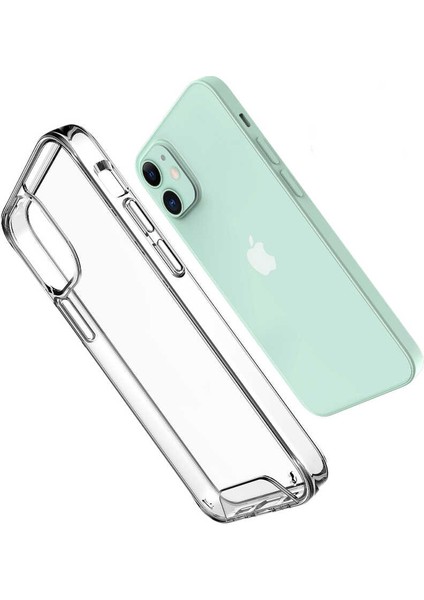 iPhone 12 Mini Uyumlu F10T Gard Silikon-Renksiz