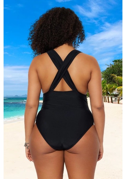 Konforlu Plus Size Mayo Tasarım Büyük Beden Su Sporları Için Yüksek Konfor Şık Detaylı modelleri