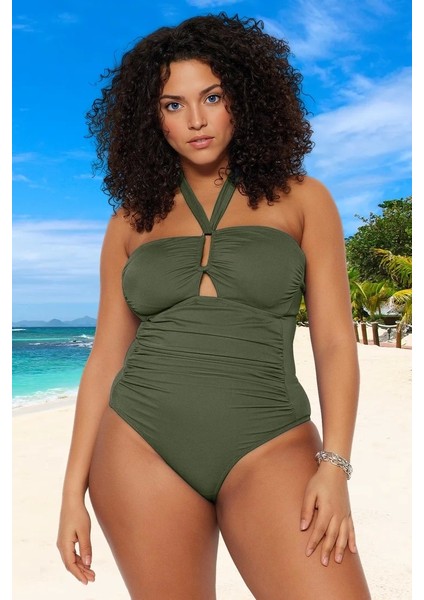 Konforlu Plus Size Mayo Tasarım Büyük Beden Battal Boy Uv Korumalı Su Sporları Için