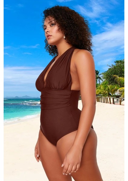 Konforlu Plus Size Mayo Tasarım Büyük Beden Su Sporları Için Yüksek Konfor Şık Detaylı fiyatları