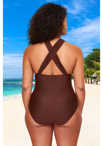 Konforlu Plus Size Mayo Tasarım Büyük Beden Su Sporları Için Yüksek Konfor Şık Detaylı modelleri