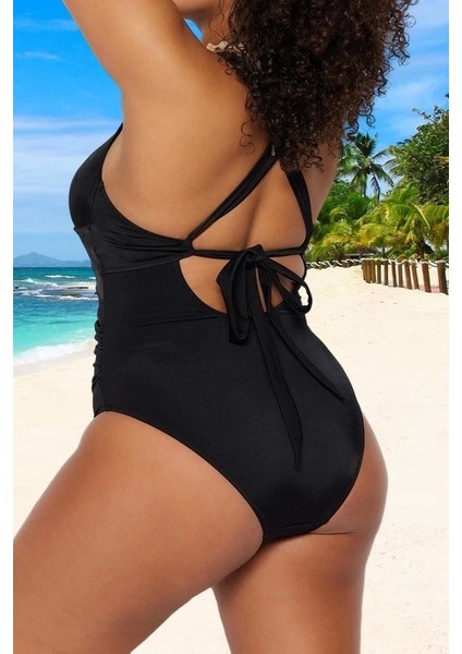 Konforlu Plus Size Mayo Tasarım Büyük Beden Premium Kalite Plaj ve Havuz Için Geniş