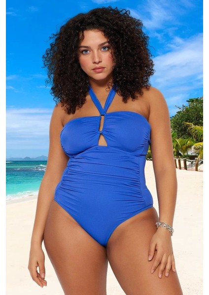 Konforlu Plus Size Mayo Tasarım Büyük Beden Battal Boy Uv Korumalı Su Sporları Için