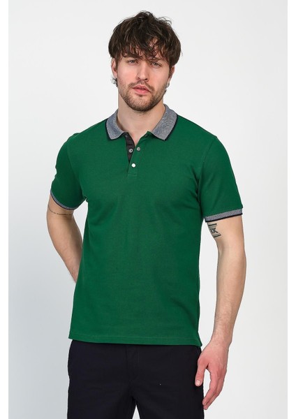 Erkek Basic Düz Kısa Kol Pudra Uzun Polo Yaka Tişört fırsatları