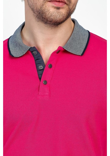 Erkek Basic Düz Kısa Kol Pudra Uzun Polo Yaka Tişört fiyatları