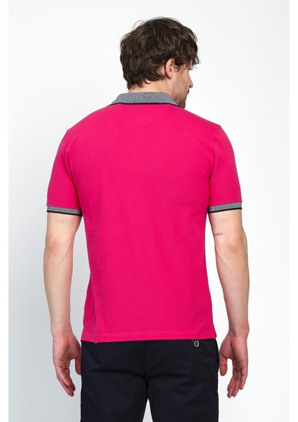 Erkek Basic Düz Kısa Kol Pudra Uzun Polo Yaka Tişört indirimleri