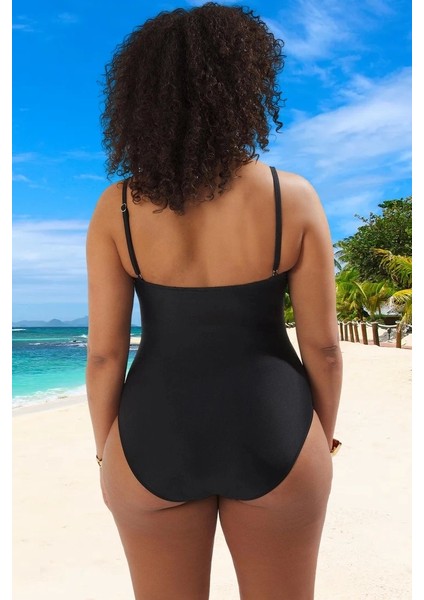 Konforlu Plus Size Mayo Tasarım Büyük Beden Plaj Kıyafeti Tam Destek modelleri